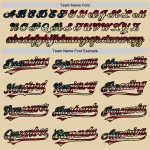 Custom Name and Number Vintage USA Flag Baseball Jersey - Personalized Black Authentic Team Jersey Personalized Sand Vintage