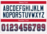 Custom Name and Number Football Jersey - Personalized Scarlet Navy-Gray Mesh Drift Fashion Team Gear Personalized Scarlet