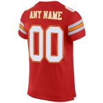 Personalized Custom Name Number Scarlet White Gold Authentic Football Jersey Personalized Scarlet White-Gold Mesh Authentic