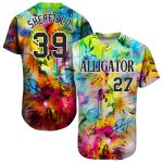 Custom 3D Black-White Graffiti Pattern Baseball Jersey with Personalized Name and Number Personalized Scratch Graffiti Pattern