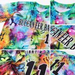 Custom 3D Black-White Graffiti Pattern Baseball Jersey with Personalized Name and Number Personalized Scratch Graffiti Pattern