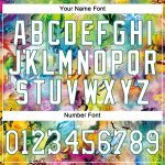Custom Name and Number 3D Basketball Jersey - Personalized White Kelly Green Graffiti Pattern Authentic Jersey Personalized