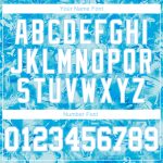 Custom Name and Number Personalized 3D Graffiti Pattern Baseball Jersey - White-Light Blue Personalized Scratch Graffiti