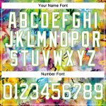 Custom Personalized 3D Basketball Jersey with Scratch Graffiti Pattern in White-Neon Green - Team Name & Number Personalized