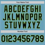 Custom Name and Number Shadow Blue Black-Neon Green Baseball Jersey - Personalized Authentic Team Jersey Personalized Shadow