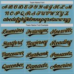 Custom Name Number Baseball Jersey - Personalized Shadow Blue Black Old Gold Authentic Team Apparel Personalized Shadow Blue
