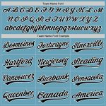 Custom Name and Number Authentic Baseball Jersey in Shadow Blue Black-White - Personalized Team Jersey Personalized Shadow