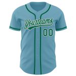 Personalized Authentic Baseball Jersey with Custom Name & Number - Shadow Blue & Kelly Green-White Personalized Shadow Blue
