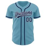 Custom Team Baseball Jersey - Personalized Navy-White Authentic Jersey with Name and Number Personalized Shadow Blue Navy-White