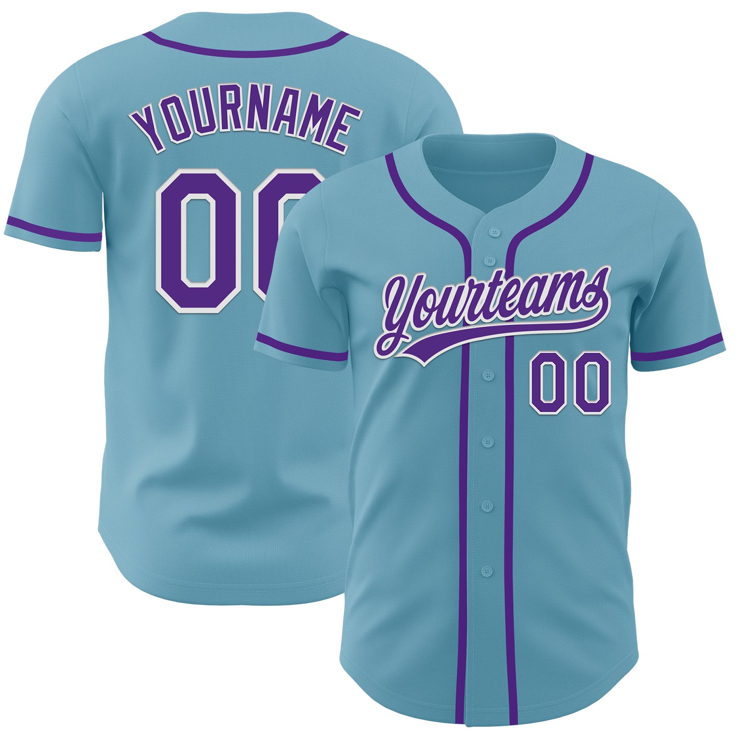 Custom Name and Number Personalized Shadow Blue Purple-White Baseball Jersey Authentic Team Apparel Personalized Shadow Blue