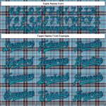 Custom Name Number Personalized Varsity Letterman Bomber Jacket - Classic Western Plaid 3D Pattern Design in Shadow Blue Teal Navy-Gray