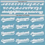 Custom Name and Number Baseball Jersey - Personalized Shadow Blue White-Gray Authentic Design Personalized Shadow Blue White-Gray