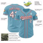 Custom Name and Number Personalized Shadow Blue White-Red Baseball Jersey - Authentic Team Apparel Personalized Shadow Blue