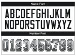 Custom Name & Number Personalized Black-White Silver Drift Fashion Football Jersey - Team Apparel Personalized Silver Black-White