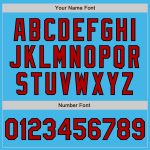 Custom Name Number Unisex Softball Jersey Sky Blue Black Pinstripe Two-Button Design - Personalize Your Team Jersey Personalized