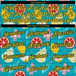 Custom Name and Number Summer Holiday T-Shirt, 3D Pattern in Sky Blue Yellow-Black Flower and Fruit Design Personalized Sky