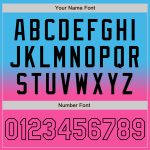 Custom Name Number Varsity Letterman Jacket Sky Blue Pink Black Bomber Full-Snap Fade Fashion for Teams Personalized Sky