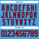 Custom Name and Number Sky Blue Red-Navy Hockey Jersey for Team, Personalized Lace Neck Design Personalized Sky Blue Red-Navy