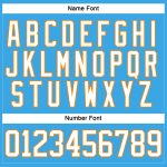 Custom Name and Number Hockey Jersey - Personalized Sky Blue White-Bay Orange Lace Neck Team Jersey Personalized Sky Blue