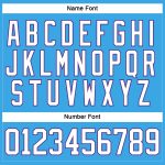 Custom Name Number Hockey Lace Neck Jersey Sky Blue White Purple Team Personalized Sky Blue White-Purple Hockey Lace Neck