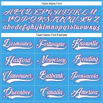 Custom Name Number Hockey Lace Neck Jersey Sky Blue White Purple Team Personalized Sky Blue White-Purple Hockey Lace Neck