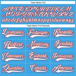 Custom Sky Blue Hockey Jersey with Red-White Laces, Personalized Name and Number, Team Apparel Personalized Sky Blue White-Red