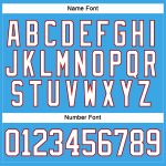 Custom Sky Blue Hockey Jersey with Red-White Laces, Personalized Name and Number, Team Apparel Personalized Sky Blue White-Red