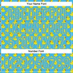 Personalized Animal Duck Baseball Jersey - 3D Sky Blue Yellow Pattern, Custom Name & Number Personalized Sky Blue Yellow