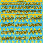 Custom Name and Number Duck Baseball Jersey - 3D Sky Blue Yellow-Black Pattern Design, Authentic Team Gear Personalized Sky