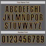 Personalized Steel Gray Black Gold Baseball Jersey - Authentic Design Personalized Steel Gray Black-Gold Authentic Baseball