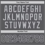 Custom Name and Number Personalized Steel Gray Authentic Baseball Jersey Personalized Steel Gray Gray Authentic Baseball
