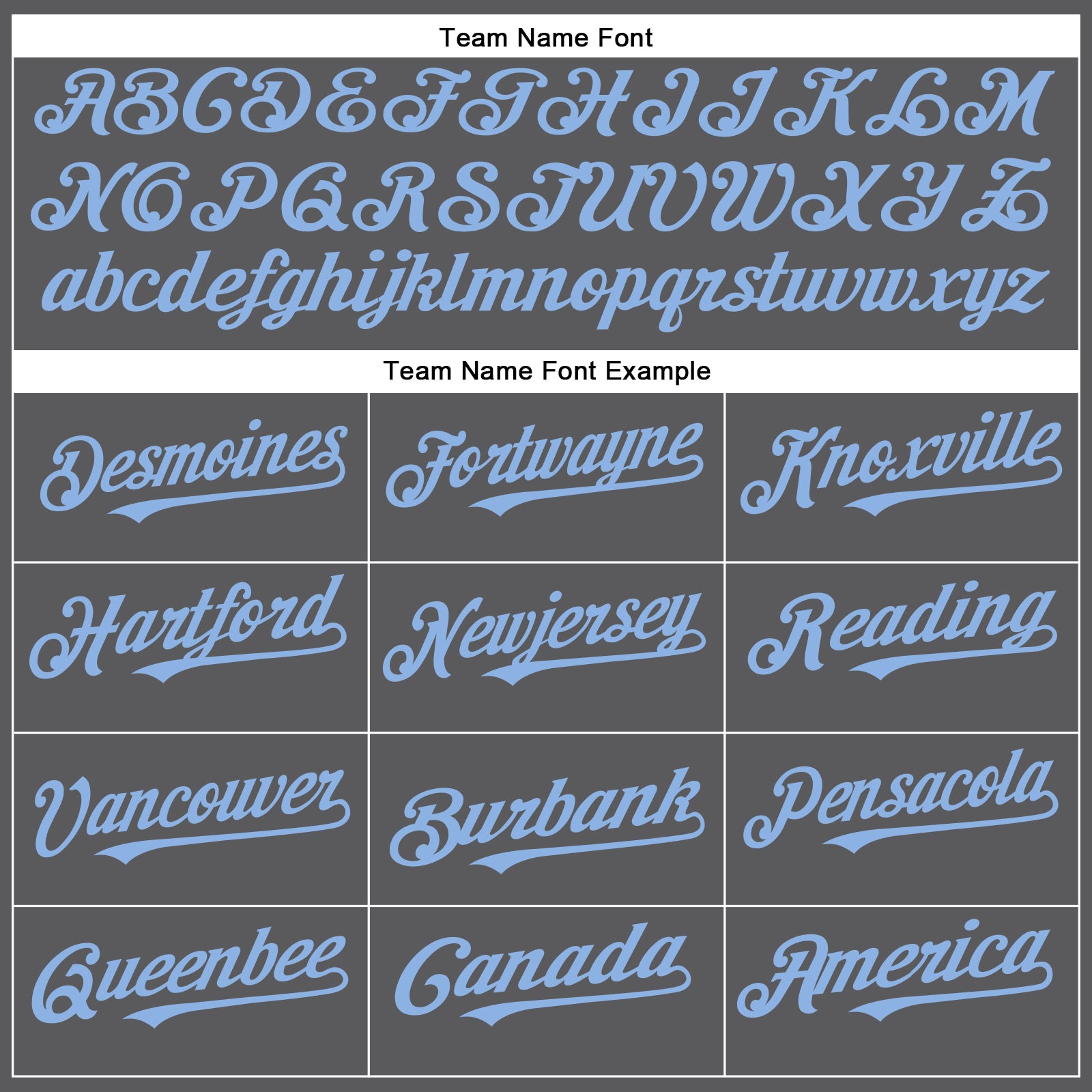 Personalized Steel Gray Light Blue Authentic Baseball Jersey Team Custom Name and Number Custom Name and Number Baseball Jersey in Steel Gray Light Blue - Personalized Authentic Team Apparel Personalized Steel - Image 4