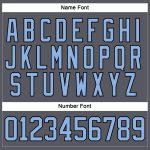 Custom Name Number Hockey Jersey Steel Gray Light Blue Black Lace Neck Team Personalized Personalized Steel Gray Light Blue-Black