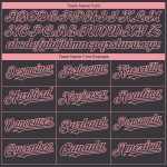 Custom Washington City Edition Baseball Jersey - Authentic Steel Gray Medium Pink 3D Fade with Personalized Name & Number