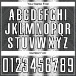 Custom Ethnic Stripes Soccer Jersey with Personalized Name and Number - Steel Gray White-Black Team Uniform Personalized