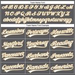 Customizable Baseball Jersey in Steel Gray White and Old Gold - Personalize Name and Number Personalized Steel Gray White-Old