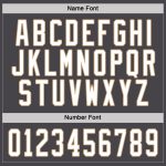 Custom Name and Number Hockey Jersey - Personalized Steel Gray and White with Old Gold Trim Personalized Steel Gray White-Old