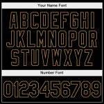 Custom Aqua Black-Old Gold Sports Hoodie with Personalized Name & Number, Stitched Pullover Sweatshirt Personalized Stitched