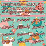 Tropical Christmas Santa Reindeer Flamingo Hooded Sweatshirt Custom Name Number Aqua Pink Brown Pullover Personalized Stitched