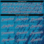Custom Name Number Sports Hoodie with 3D Pattern Personalized Aqua Navy-White Pullover Sweatshirt Personalized Stitched Aqua