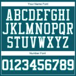 Custom Name and Number Sports Pullover Hoodie for Teams, Aqua White 3D Pattern Design, Personalized Stitched Sweatshirt Personalized