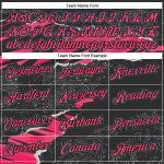 Custom Name and Number Personalized Sports Hoodie, 3D Stitched Torn Paper Design, Black Aqua-Neon Pink Pullover Sweatshirt