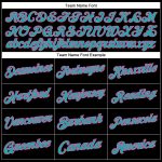 Custom Name Number Black Aqua-Pink Sports Hoodie Pullover Sweatshirt - Personalized Team Apparel Personalized Stitched Black