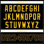 Custom Black-Gold Sports Hoodie with Personalized Name and Number - Stitched Pullover Sweatshirt Personalized Stitched Black