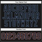 Custom Name Number Pullover Hoodie Black-Orange Sports Sweatshirt Personalized Stitched Team Design Personalized Stitched