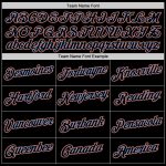 Custom Name Number Pullover Hoodie Black-Orange Sports Sweatshirt Personalized Stitched Team Design Personalized Stitched