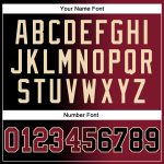 Custom Name and Number Sports Pullover Hoodie - Black Crimson-City Cream Gradient Stitched Fashion Sweatshirt Personalized