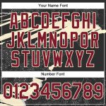 Custom Name Number 3D Pattern Black Crimson-Cream Torn Paper Style Sports Hoodie Personalized Stitched Pullover Sweatshirt