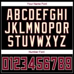 Custom Name Number Black Crimson-Cream Sports Hoodie Pullover Sweatshirt - Personalized Team Apparel Personalized Stitched