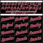 Custom Name Number Black Crimson-Cream Sports Hoodie Pullover Sweatshirt - Personalized Team Apparel Personalized Stitched